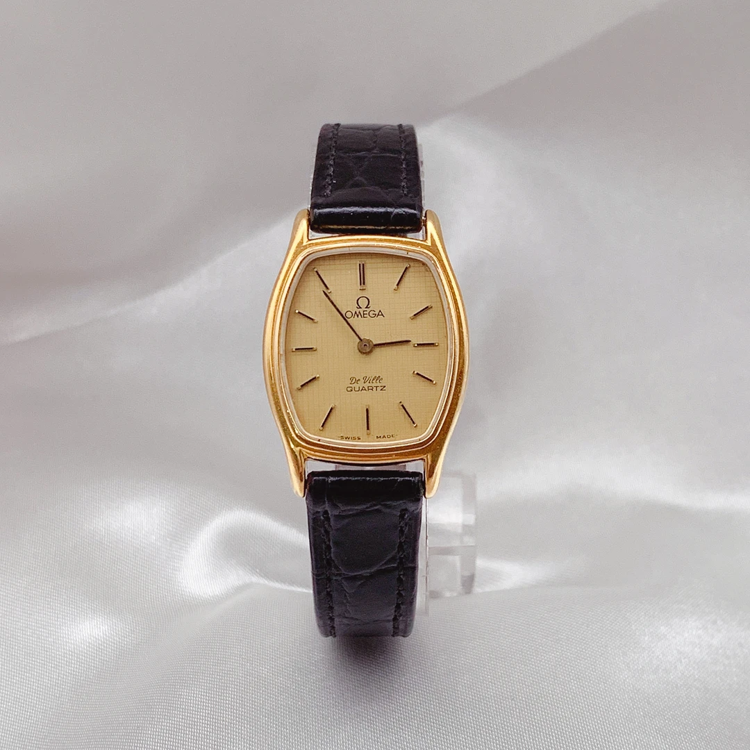 95新 Omega/欧米茄 碟飞系列石英机芯时尚简约女款21*23mm