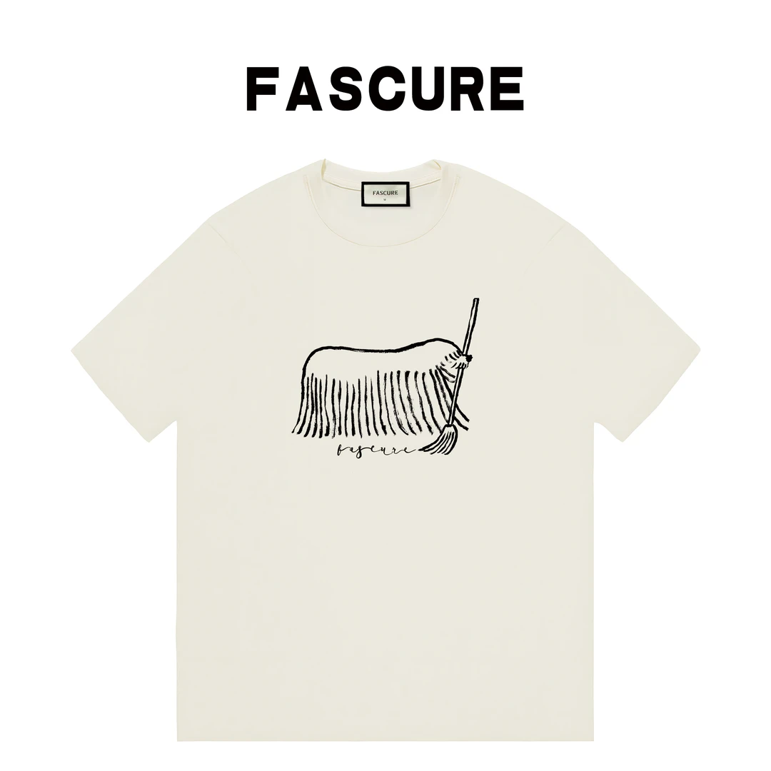 【FASCURE】F558长毛小狗 高定短袖系列 270G纯棉宽松圆领短袖