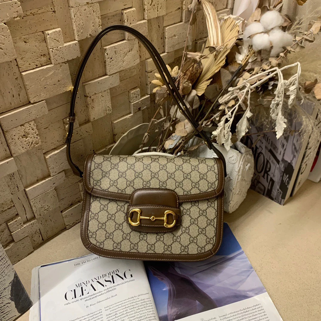 99新 GUCCI/古驰 1955马鞍包(尾款)