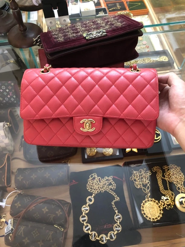 95新 Chanel/香奈儿 粉色cf