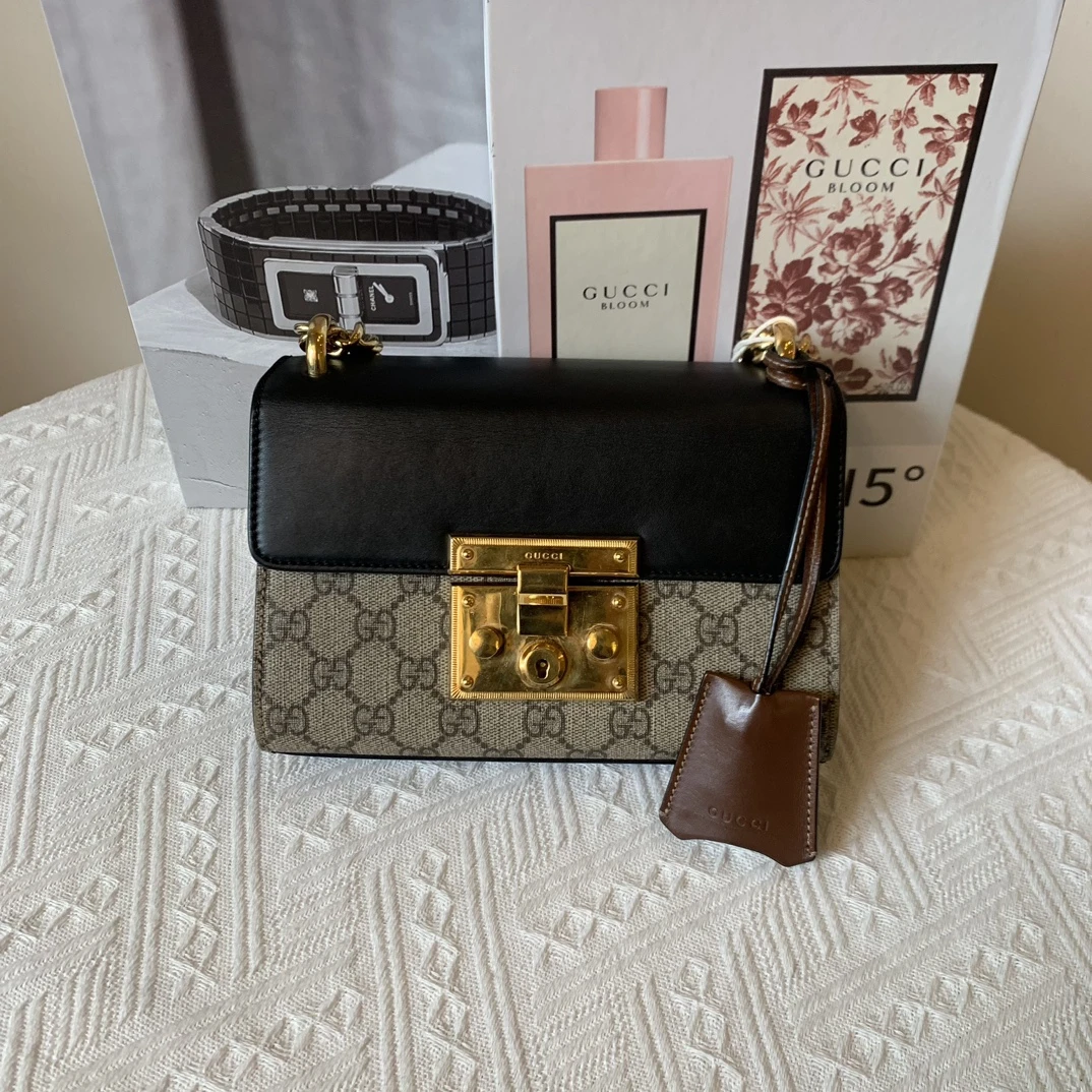 95新 GUCCI/古驰 月光宝盒   黑盖