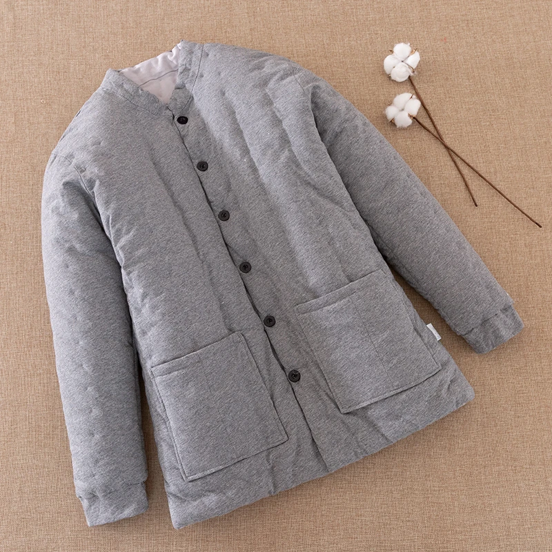 棉花手工男士棉袄冬加厚保暖棉衣爸爸中老年成人棉服宽松内胆冬季