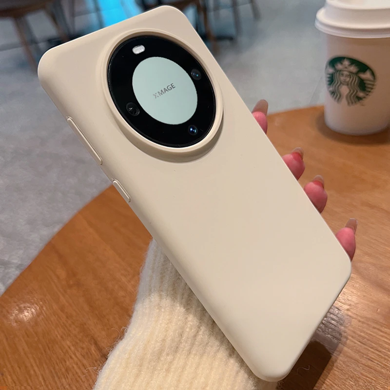 【液态硅胶手机壳】适用华为mate60pro手机壳mate60亲肤手感耐脏摔