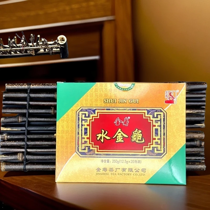 金寿牌水金龟武夷岩茶碳焙中火乌龙茶手工盒装 浓香型250克/盒