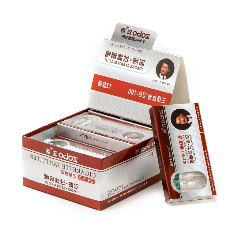Zobo/正牌细烟一次性嘴焦油过滤器男女士烟具抛弃型细支烟嘴