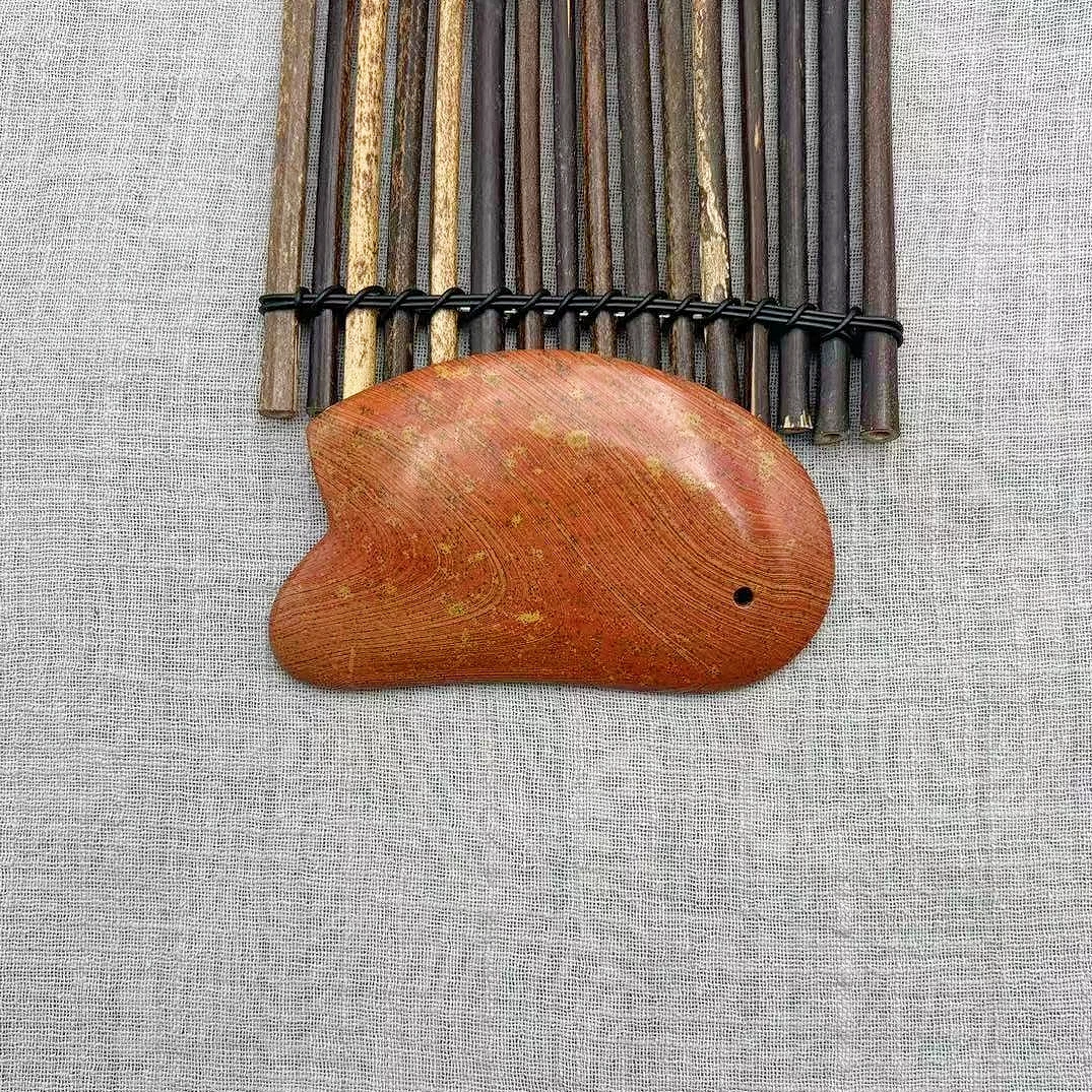 【小莉专属】天然泗滨砭石刮痧板