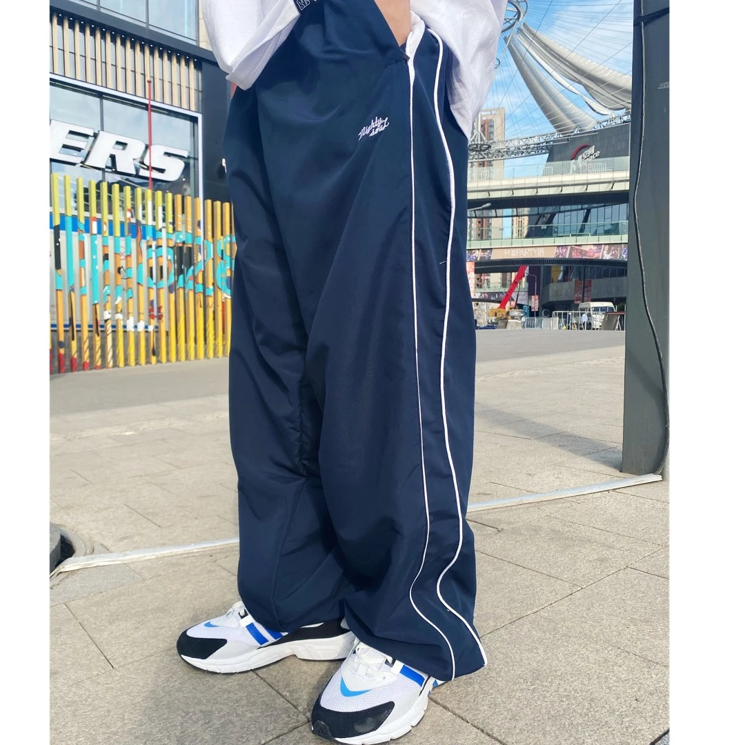 布吉商店复古运动裤男MS嘻哈街舞滑板裤宽松Oldschool练舞裤BBOY
