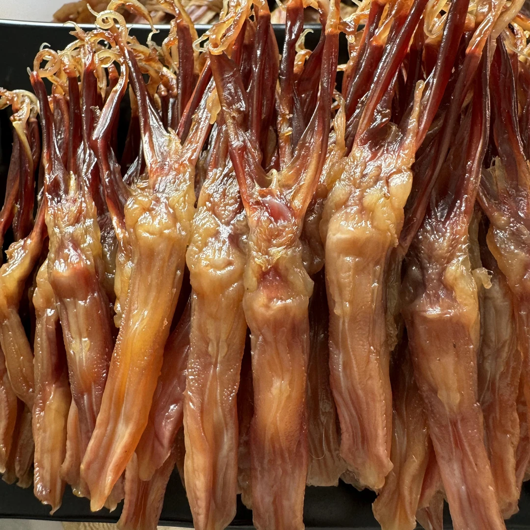 大个风干腊鸭舌   安徽特产风干腊鸭舌农家手工工艺香味腌制美味