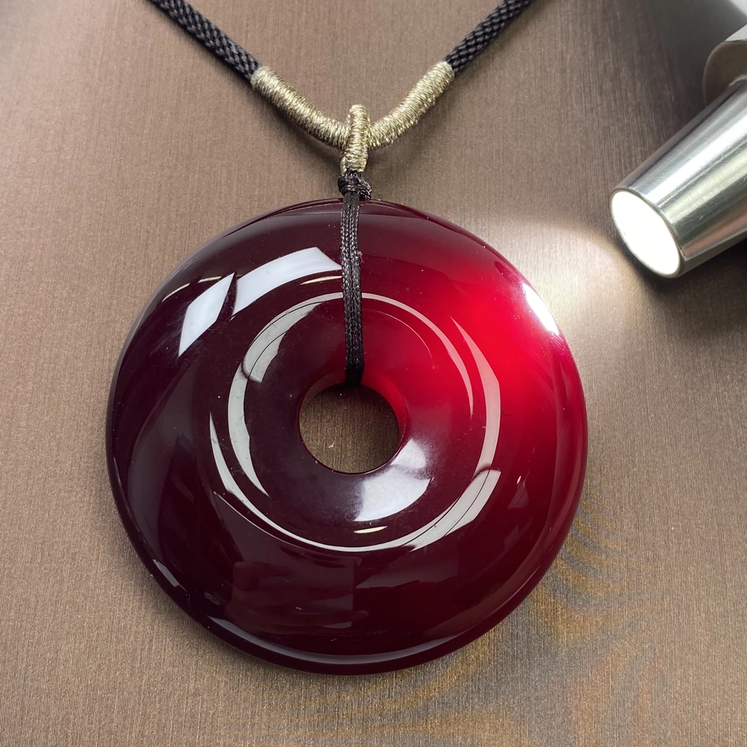 g11玛瑙玉石平安扣