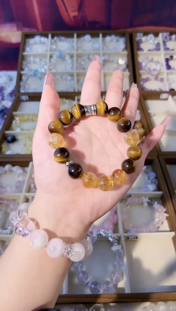 【闪购商品】水晶手串未镶嵌福福轻奢设计天然水晶微色差