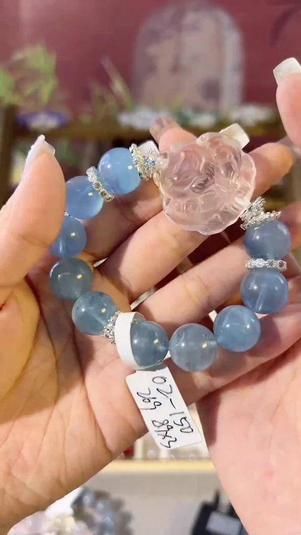 【闪购商品】水晶手串合金福福轻奢设计水晶