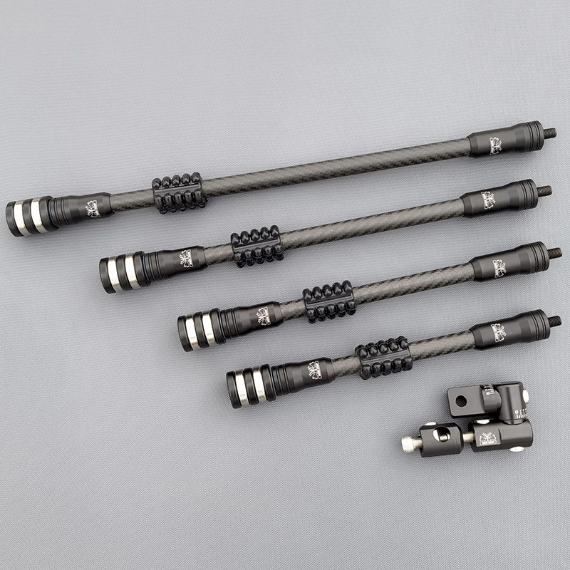 复合猎弓专用平衡杆8-10-12-15英寸射击射箭运动碳纤维稳定减震器