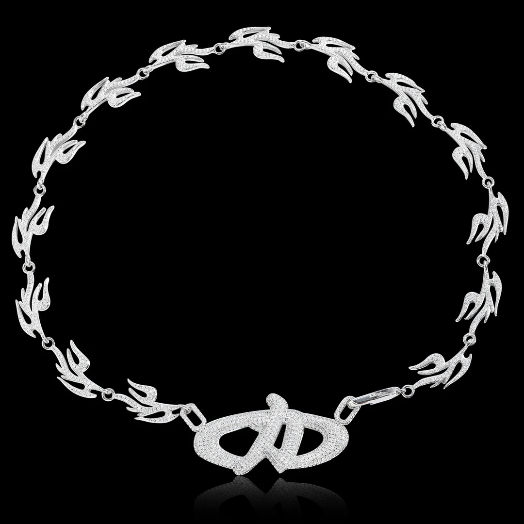 BTSP 24SS永力兄弟会联名嘻哈说唱小众潮项链