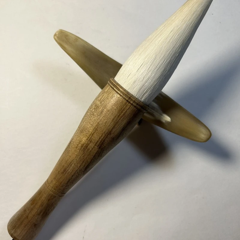 金丝楠木杆京楂笔抓笔粗大毛笔特大号