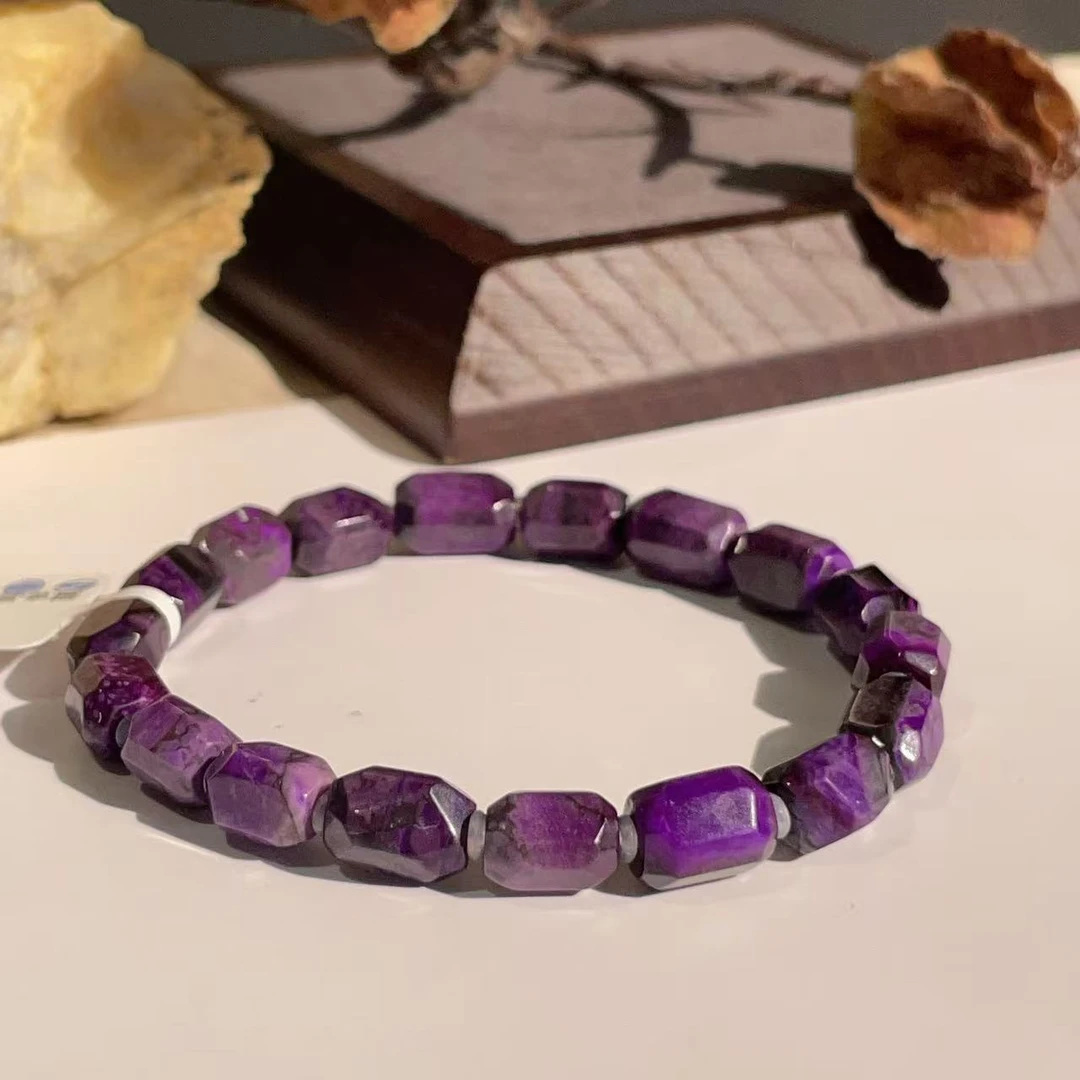 舒俱来钻切皇家紫单圈手串/AZB3276