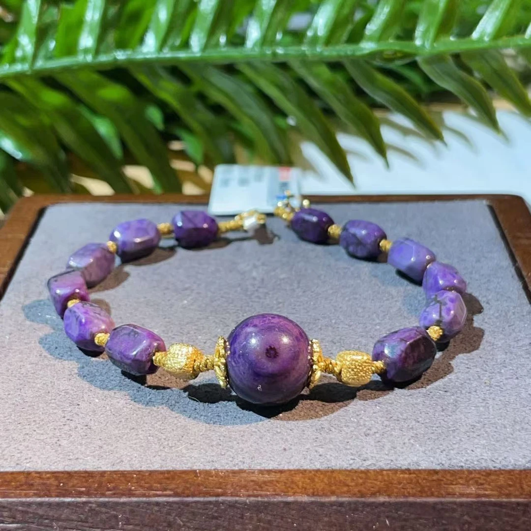 舒俱来钻切泥地樱花手链/16cm/5mm/AZB2054