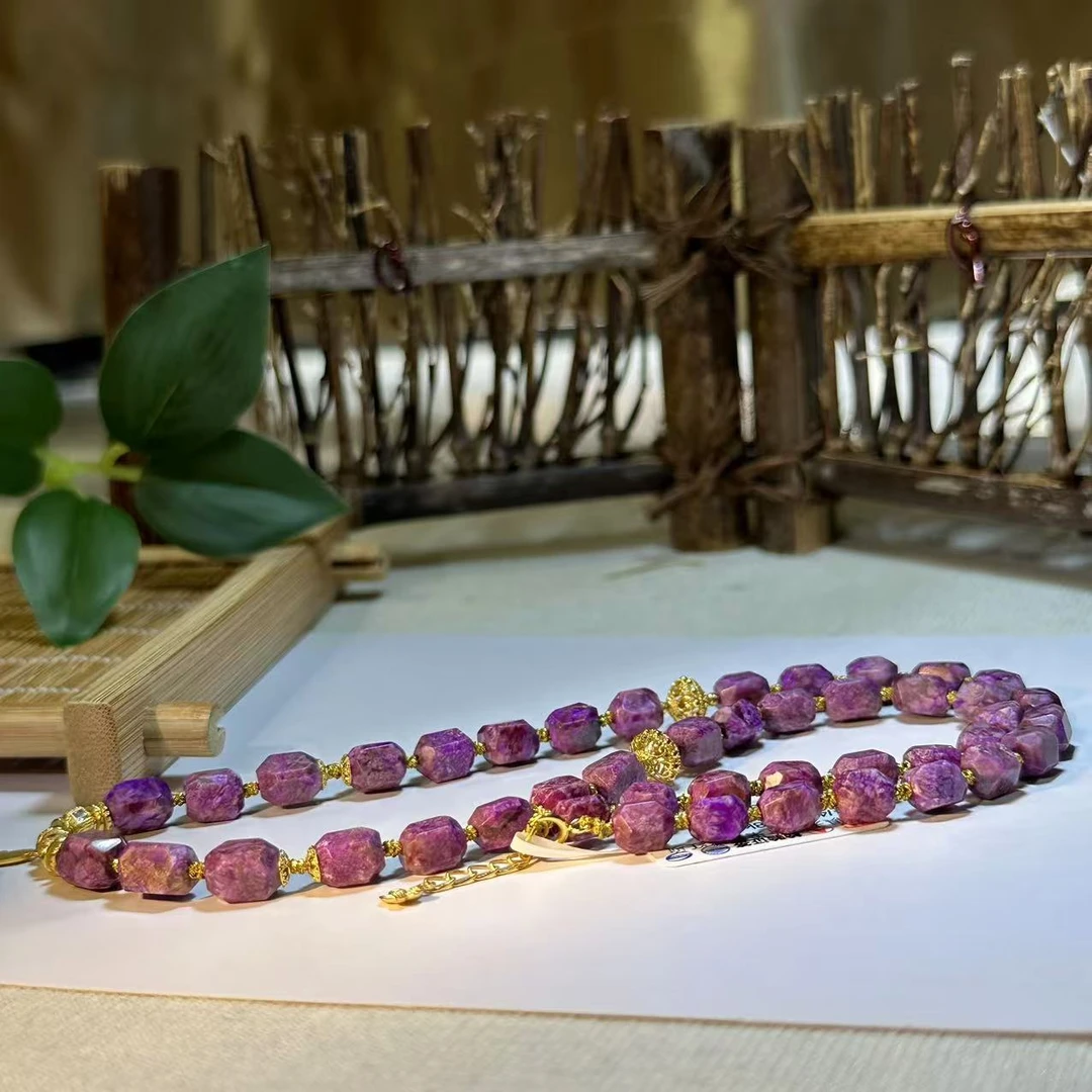 舒俱来高阶果酱桃红项链/44cm/18k/4-5mm/AZB2242