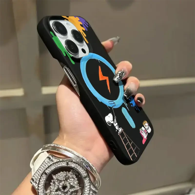 半包款史努比适用苹果13promax手机壳iphone16/14/15/12软胶11/xs