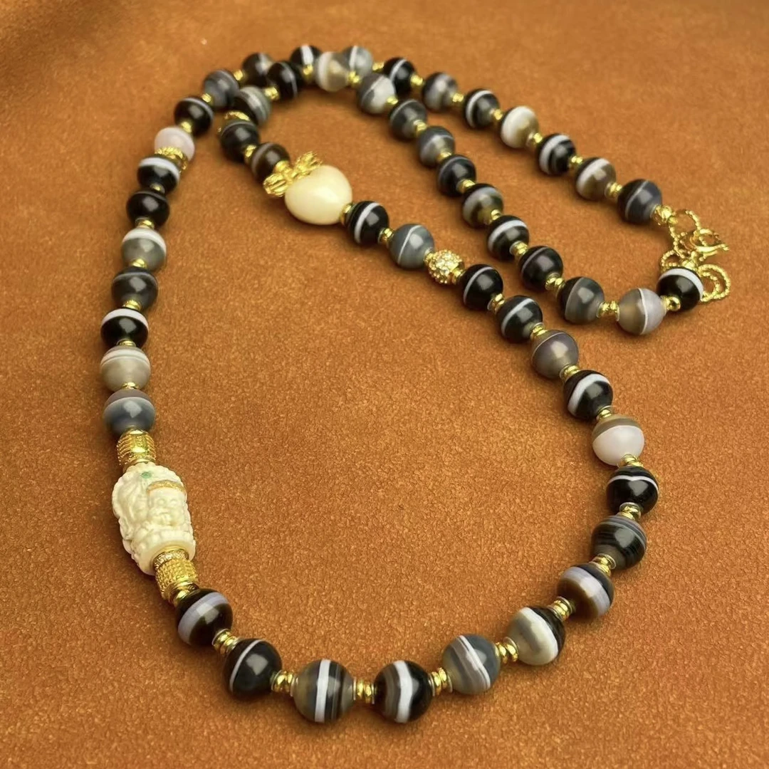 壹加小青|前世今生药师玛瑙多宝项链多样性发一6541f