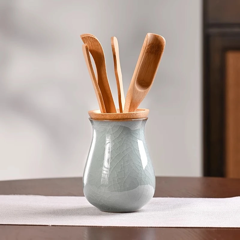 【开仓福袋】孝文家茶青瓷茶道六君子