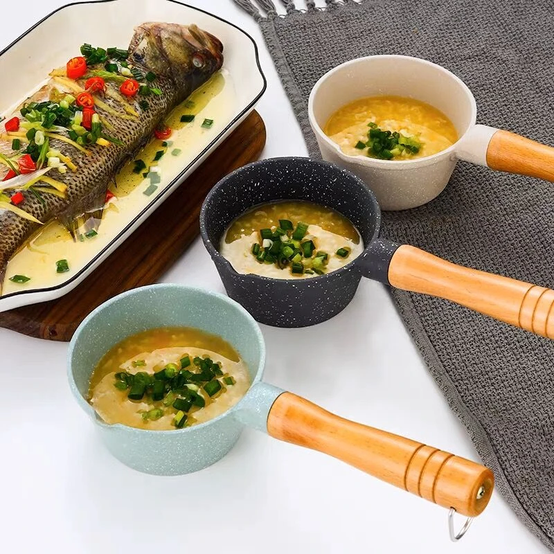 泼油锅热油淋油小锅加深迷你燃气小油锅热油淋油小锅煎蛋锅不粘