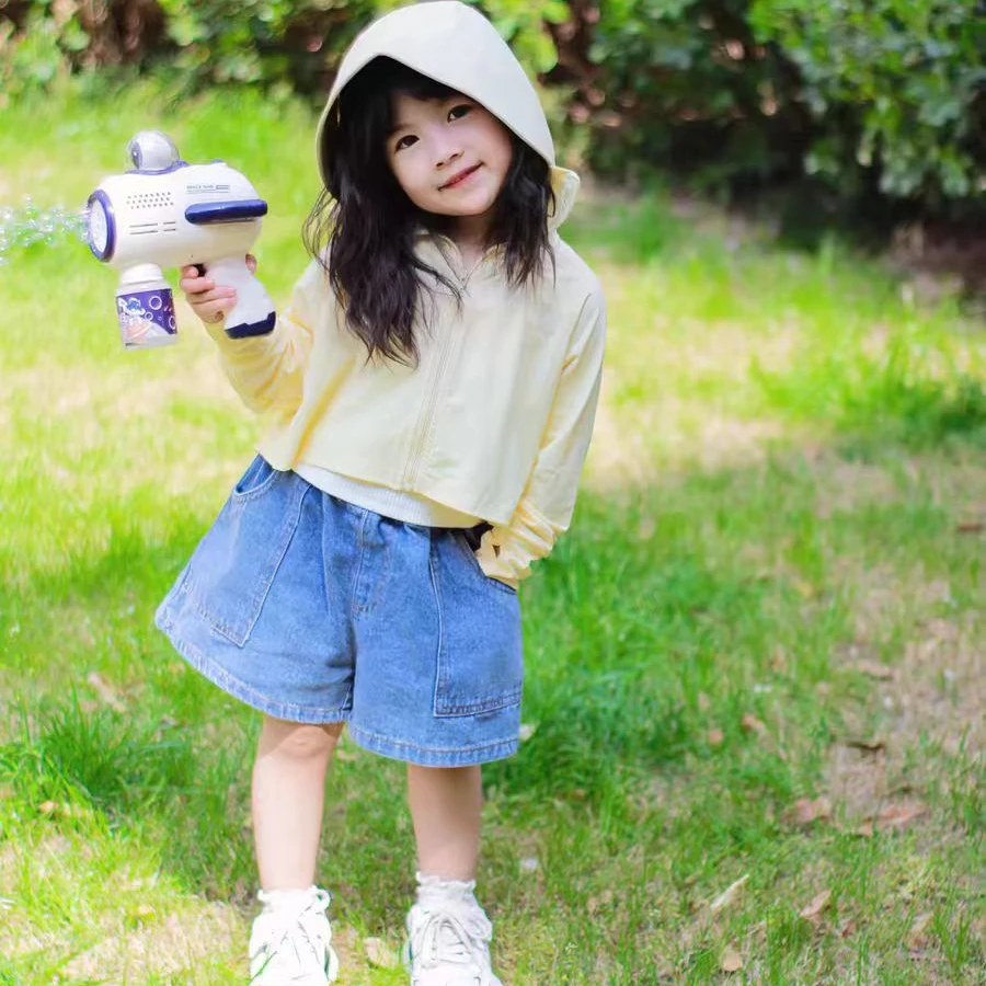 儿童夏季新款牛仔短裤男女宝宝休闲宽松短裤牛仔百搭时尚裤子