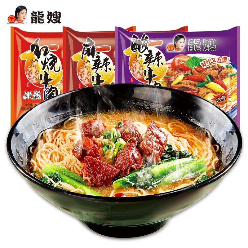 龙嫂 米线【性价比组合】免煮方便冲泡速食正宗好吃实惠健康美味