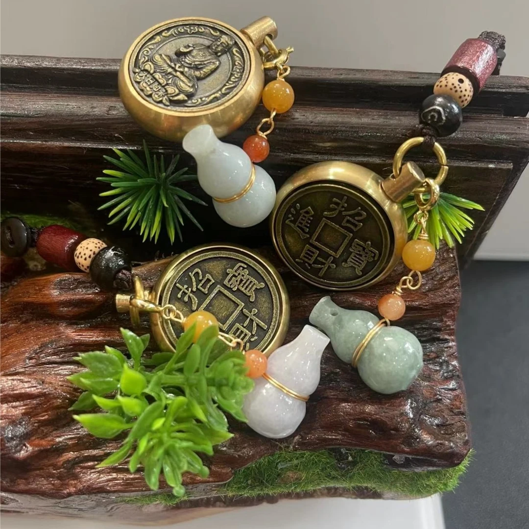 GS翡翠A货时尚百搭精美葫芦吊坠多样性发其一