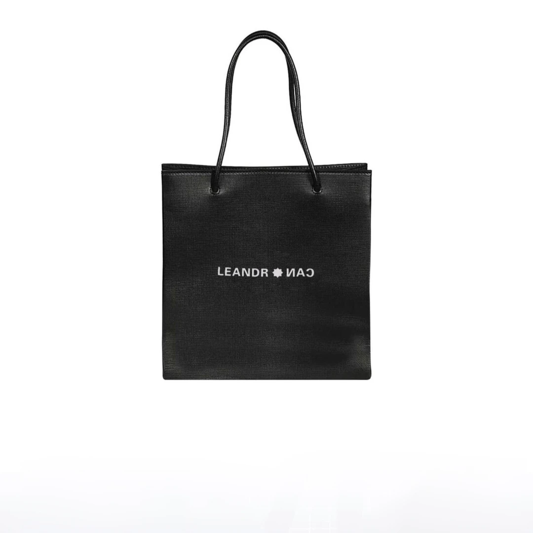 LEANDR NAC/莱安德罗卡诺门店8999！头层牛皮托特包购物袋单肩中号