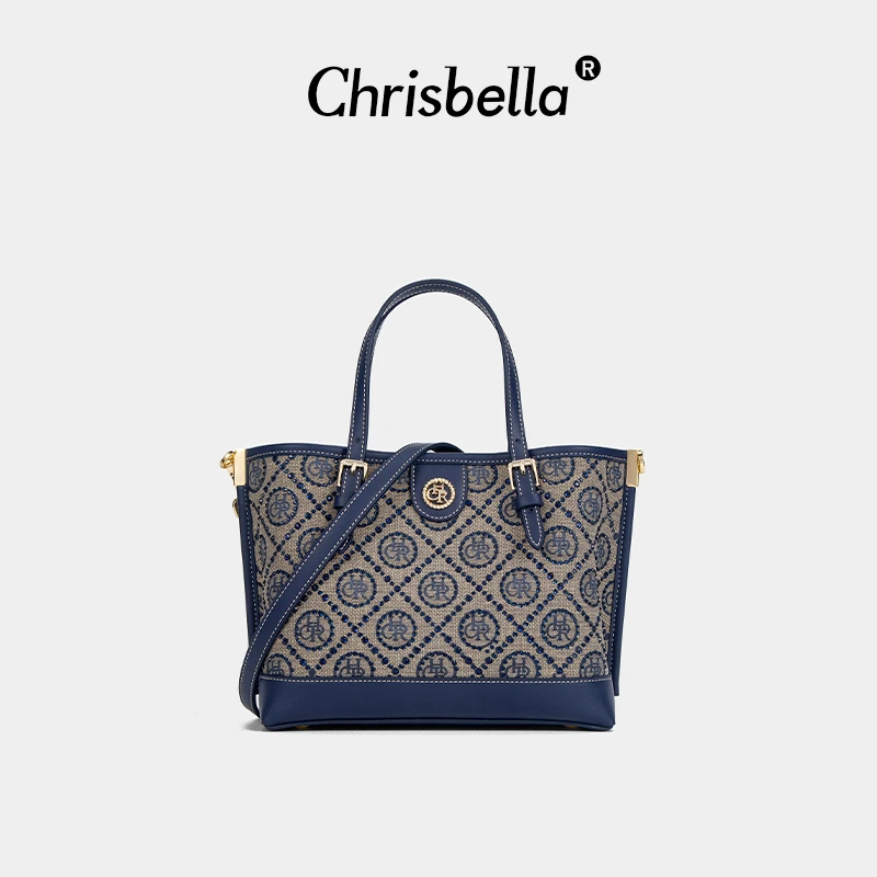 BAGCO新款提花星钻手提小号托特包