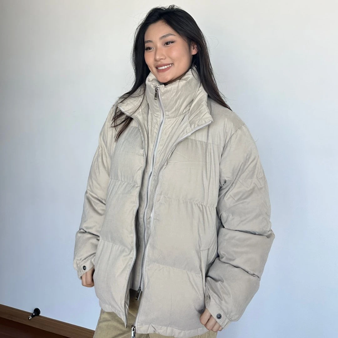 【Fcii】"pengpeng"假两件夹棉加厚棉服X4W2479