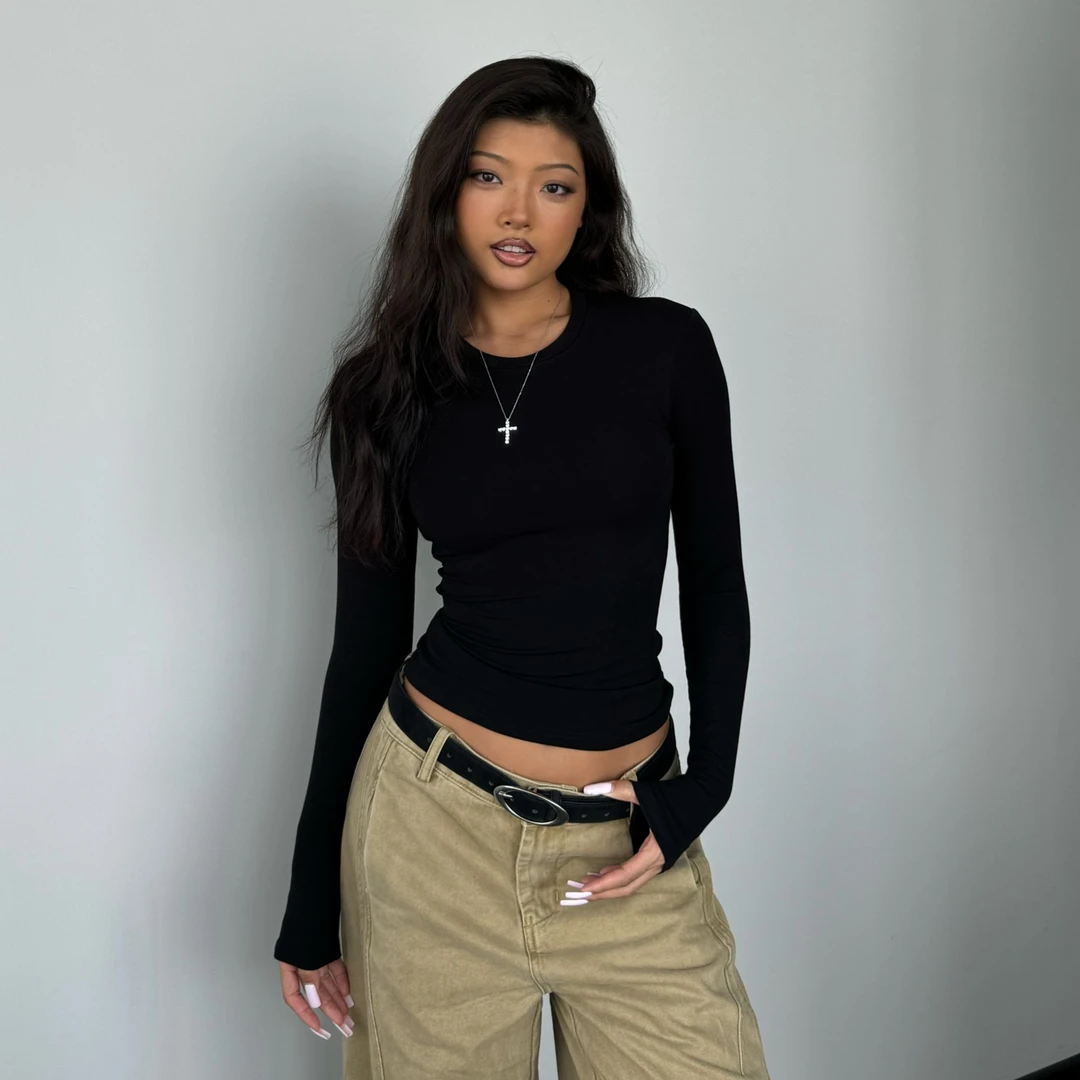 【Fcii】 简约圆领百搭上衣 H4S2107