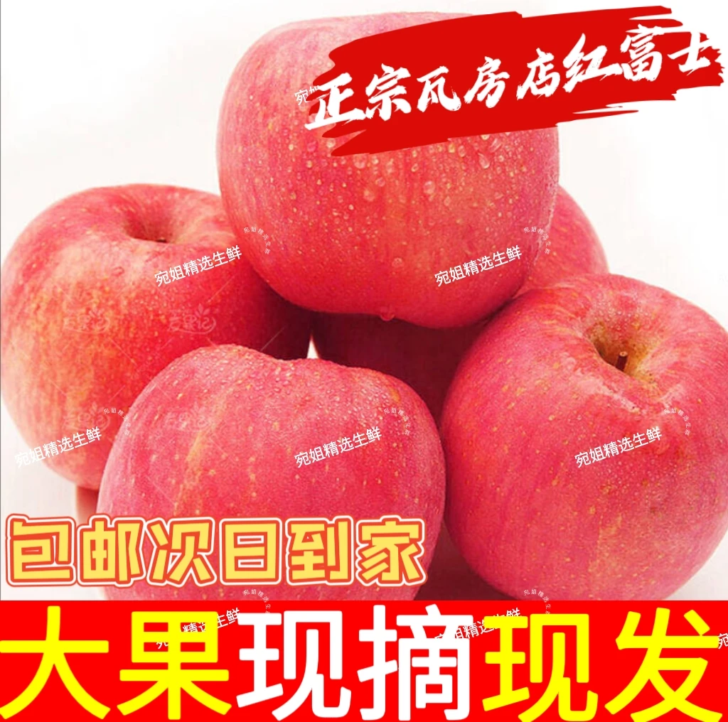 果王净重3斤装（瓦房店红富士）只吃新鲜果包邮送到家