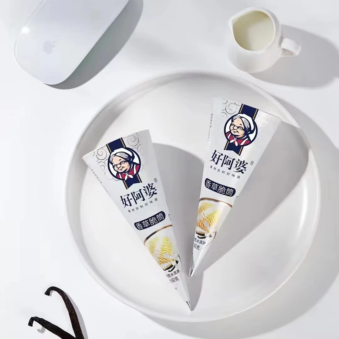 好阿婆脆筒香草味