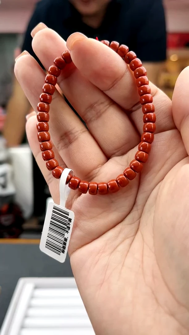 【闪购商品】南红玛瑙卡5南红瓦西直切单圈未镶嵌一件25