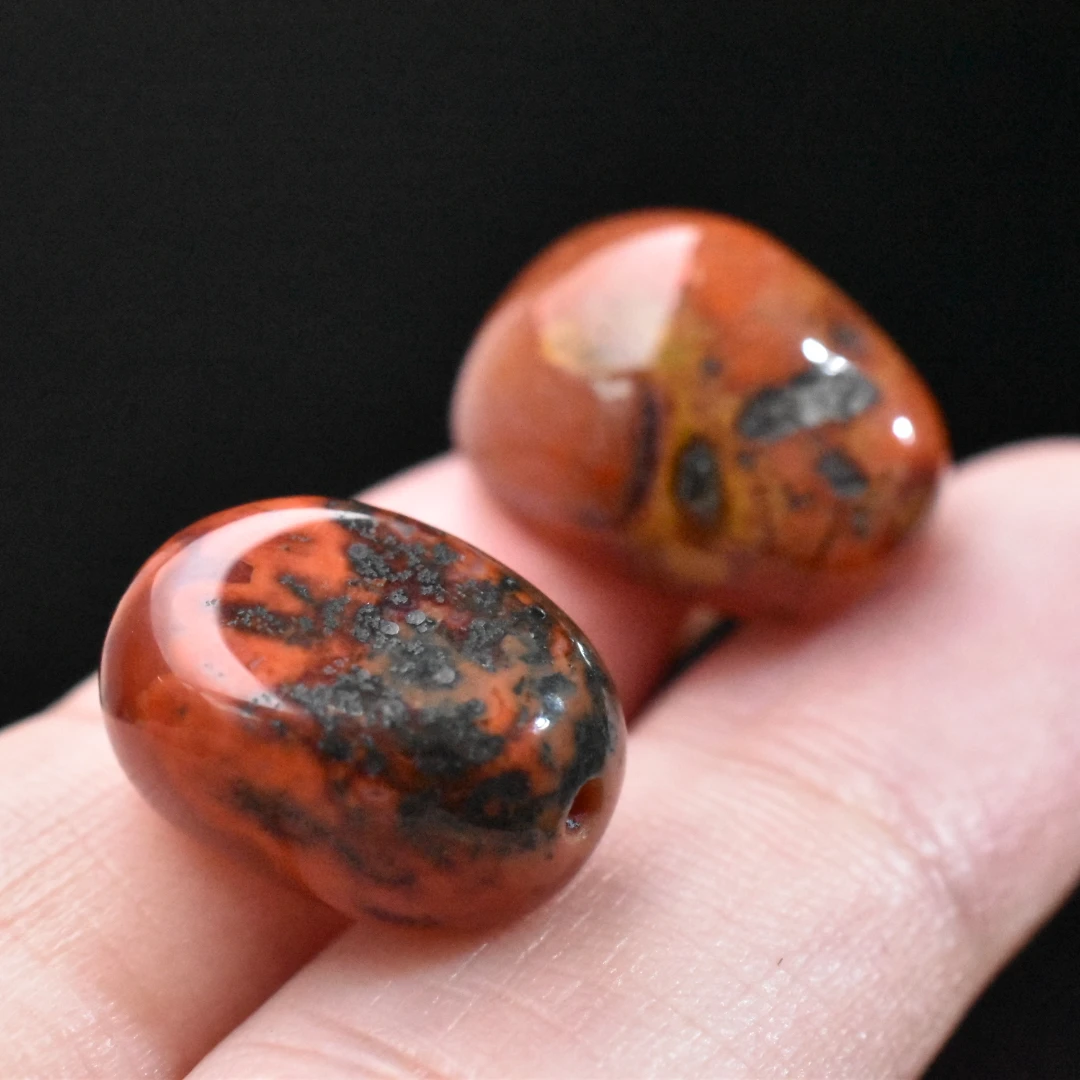 【一九珠宝】卡13mm*9mm南红包浆随型单珠-多样性发一颗 YJ9575-1