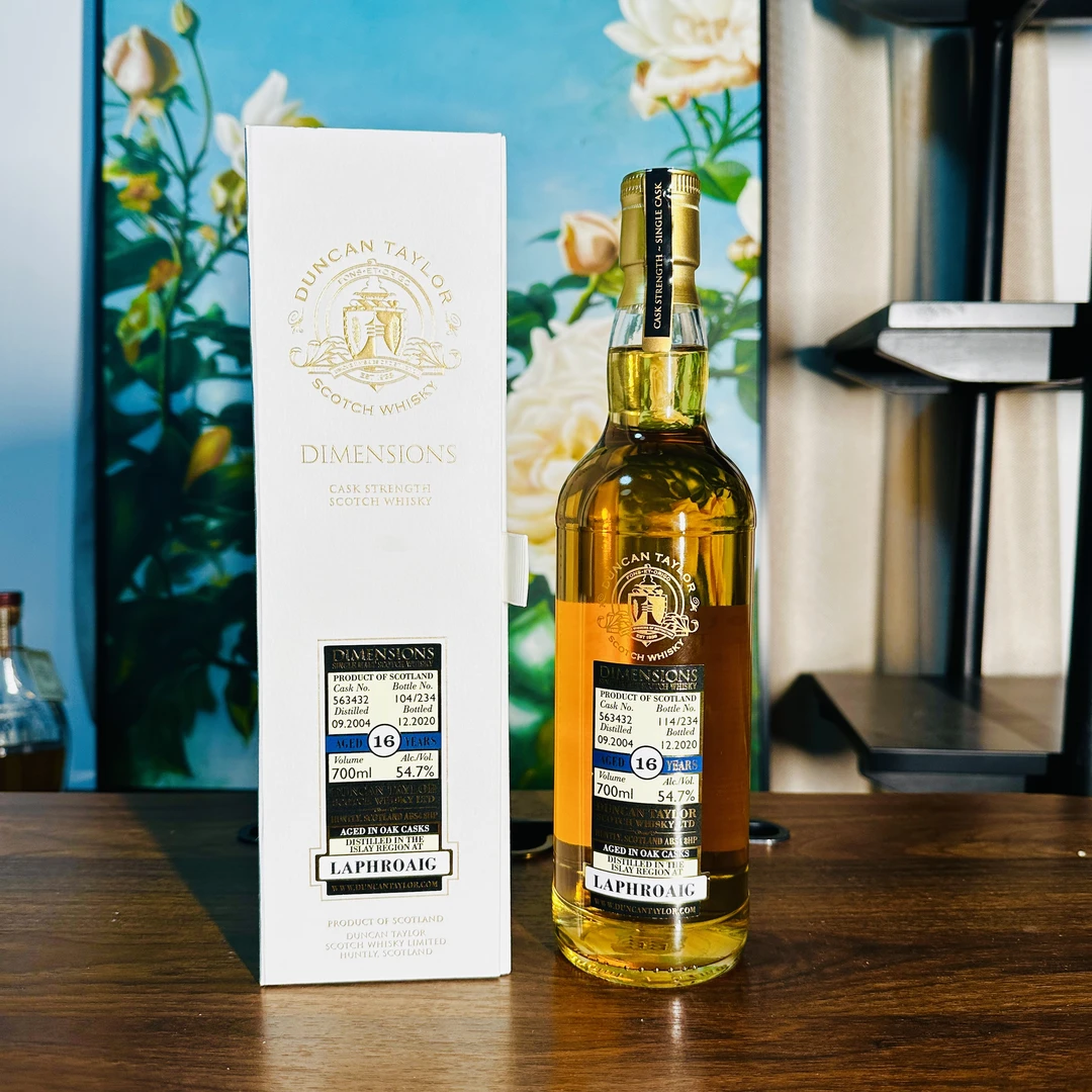 拉弗格Laphroaig16年单桶Duncan Taylor单一纯麦威士忌 700ml