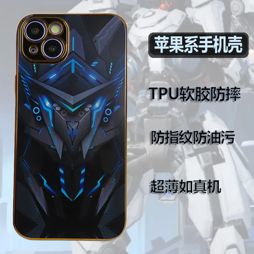 适用于苹果手机壳15pro max保护套iphone14游戏潮牌电镀镜头全包