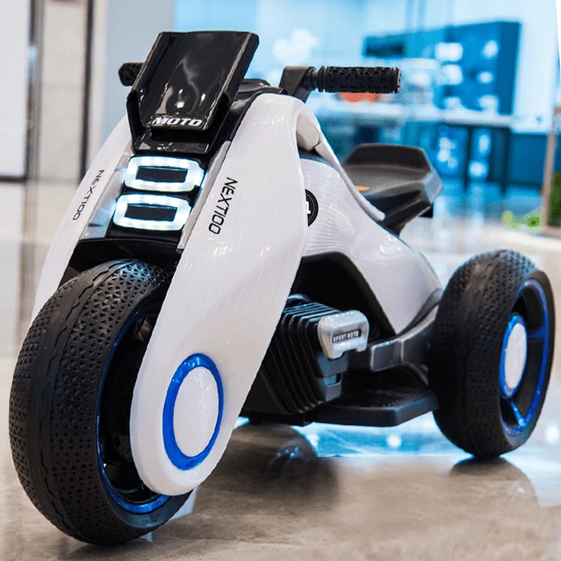 儿童电动摩托车三轮汽车小孩玩具男孩宝宝电瓶童车大号可坐人充电