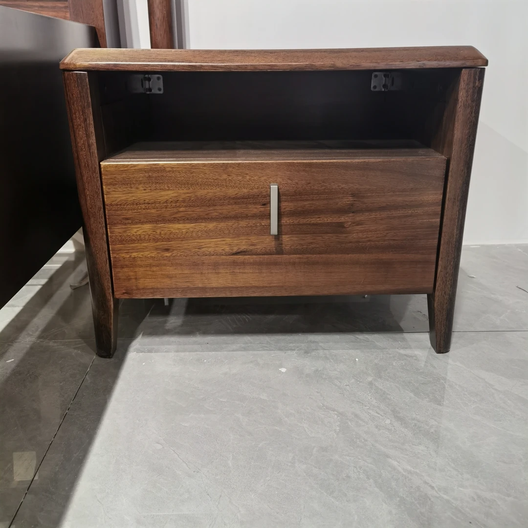 【阿雅专属】500*400*400 （K253）全实木床头柜抽屉式新中式卧室