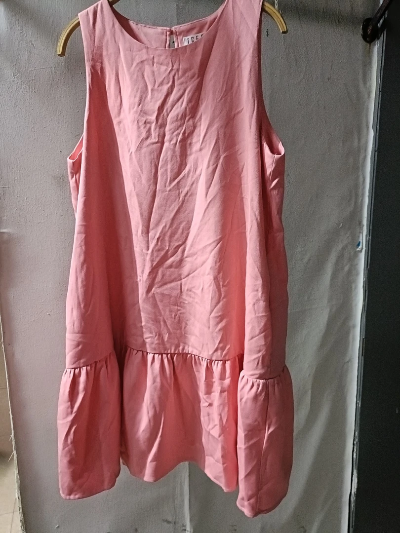 夏季法式小香风粉色无袖背心裙中长款气质休闲连衣裙