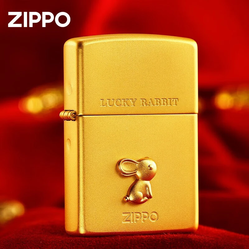 ZIPPO正品防风打火机太仓版福运金兔 套装个性礼盒防风TC9901TZ