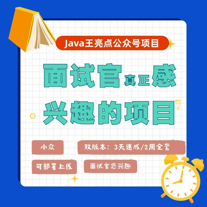 Java王亮点公众号项目