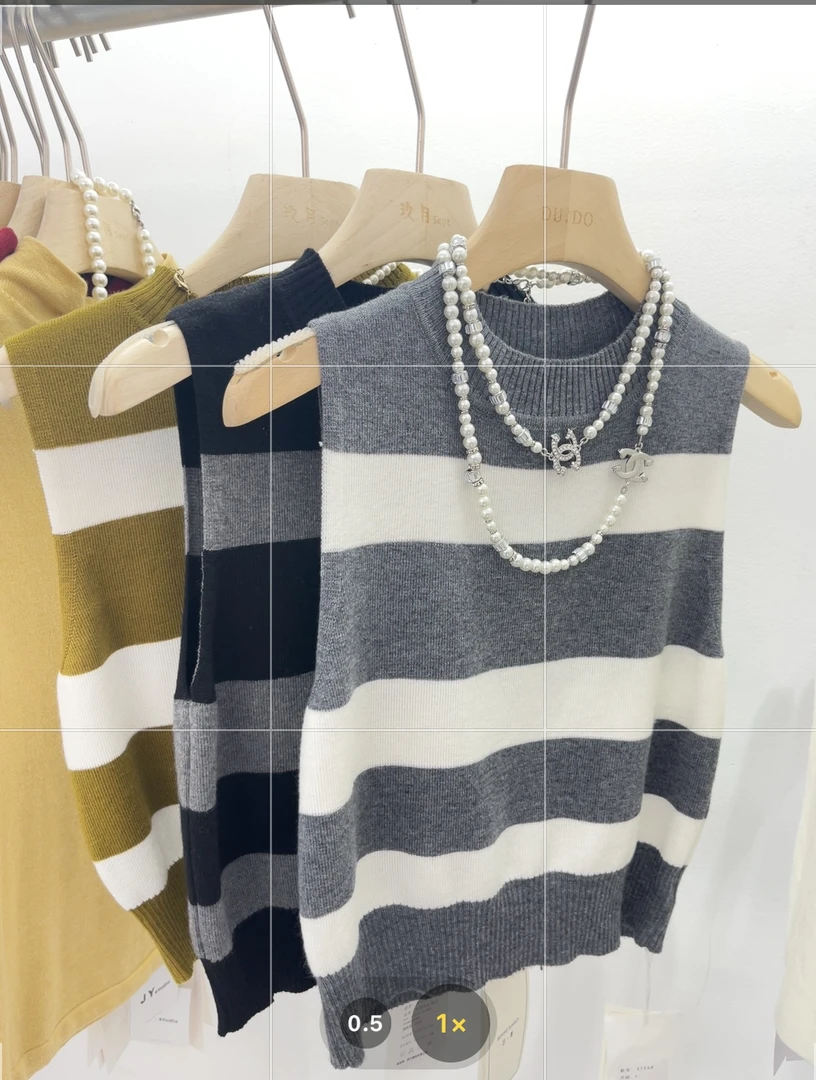 29-79 秋季针织背心修身无袖背心上衣