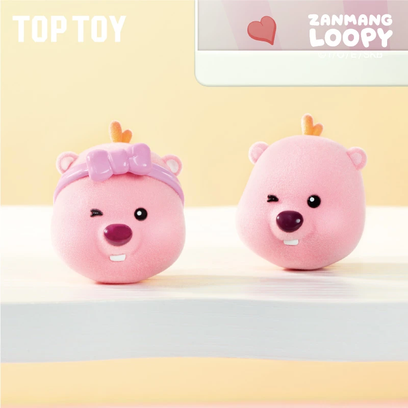 TOPTOY【情人节礼物专享】ZANMANGLOOPYMINI表情系列可爱趣味潮玩