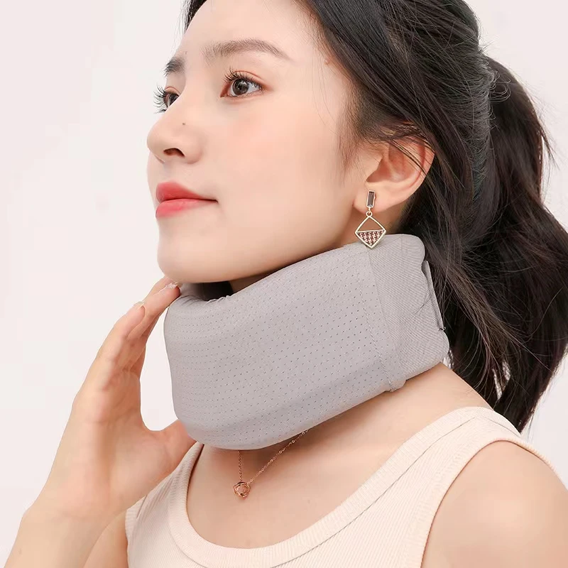 新款海绵护颈透气可拆洗护颈家用便携式护颈套脖套