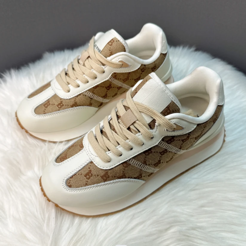 DVrinb情侣款男女真皮厚底增高老爹鞋春季潮鞋百搭休闲鞋0624006