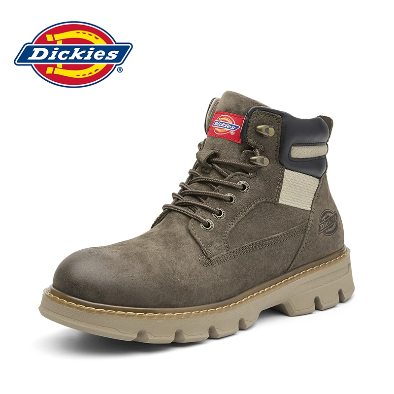 Dickies秋秋季真皮休闲马丁靴男高帮雅丹风2025增高百搭鞋男靴子