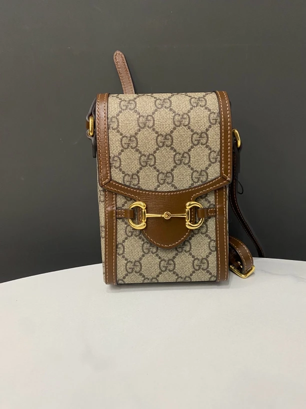 95新 GUCCI/古驰 1955手机包/11Cm/JJ4092211