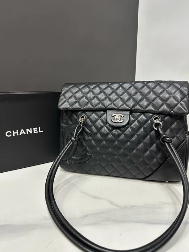 95新 Chanel/香奈儿 康鹏机场包10开34cm/JJ04102402